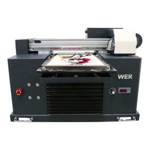 Sekiz renkler ucuz fiyat için 3d dijital dtg t-shirt yazıcı giysi, satılık tekstil flatbed yazıcılar